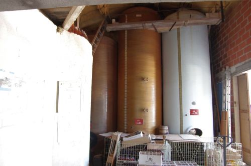 die Erstgähr-Behälter sind noch versteckt