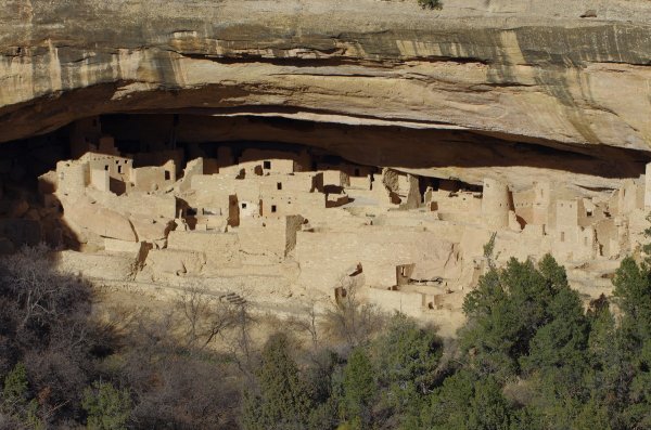 Mesa Verde, archäologische Ausgrabungsstätte in Colorado (um 1300 n.Chr.)Mesa Verde, the most important archeological place in the USA (Colorado)