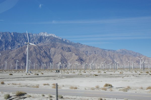  gigantischer Windradpark zwischen LA und Palm Springs 