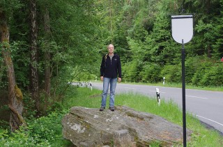 Das ist der \"berühmte\" Krumme Stein, uralte Grenzmarkierung