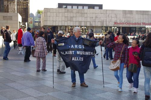 Individualdemo am Dom