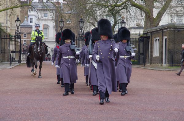 Wachablösung am Buckingham Palace