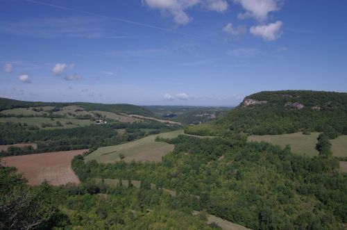 Blick über die Landschaft