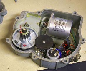 Geöffneter Rotor mit dem Schaden